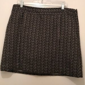 Loft tweed pencil skirt, grey and purple, size 12